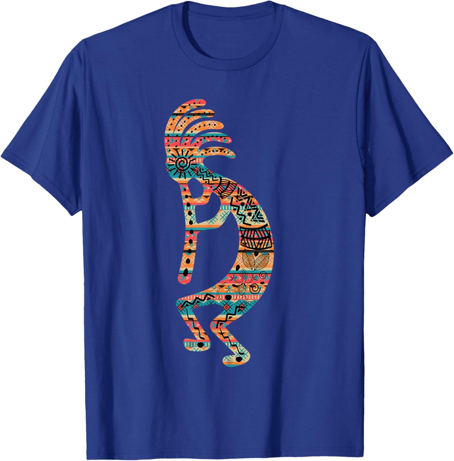 Kokopelli Native American Southwest Tribe Indigenous Pride T-Shirt - T-Shirt | Royal