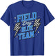 Field Day Blue Team Funny for Teacher Kids Field Day Games T-Shirt - T-Shirt | Royal