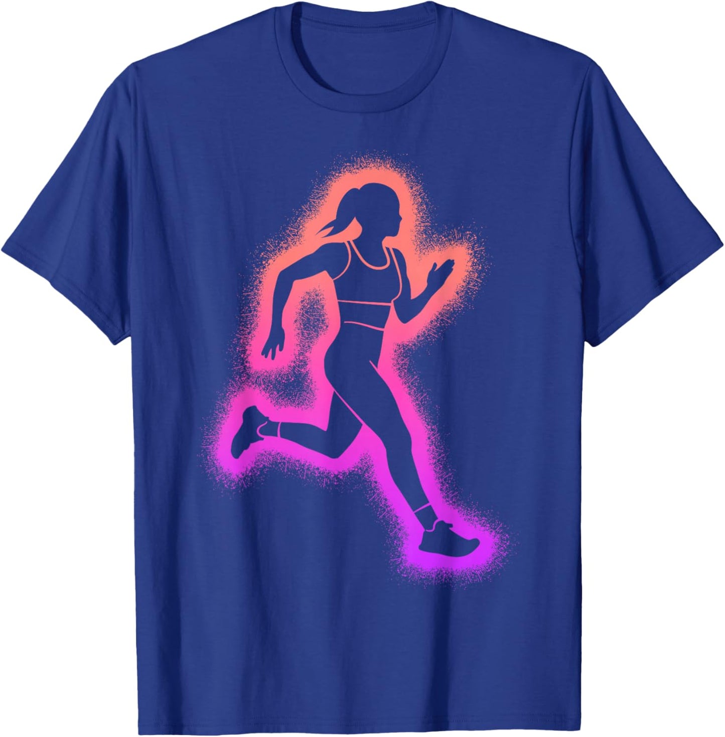 Running Run Women Girls Kids Runner T-Shirt - T-Shirt | Royal