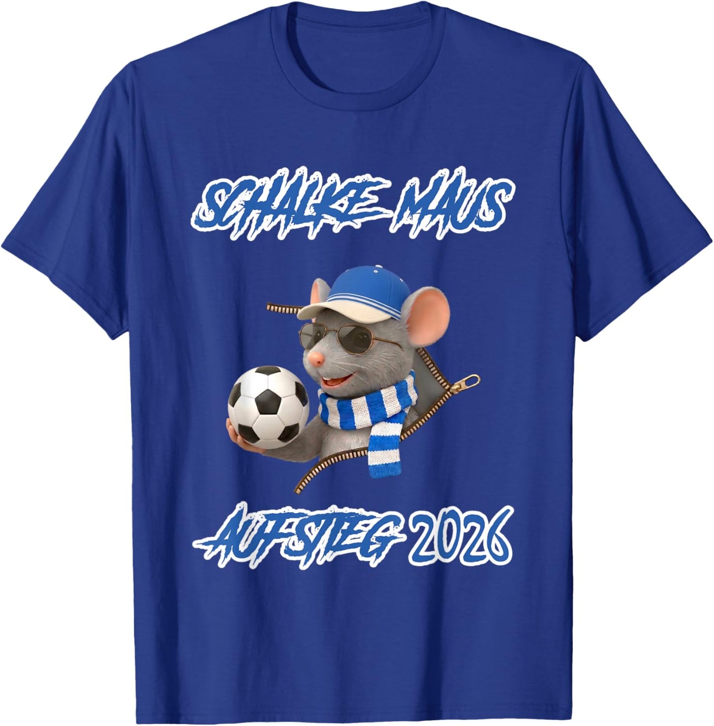 Schalke Maus T-Shirt - T-Shirt | Royal
