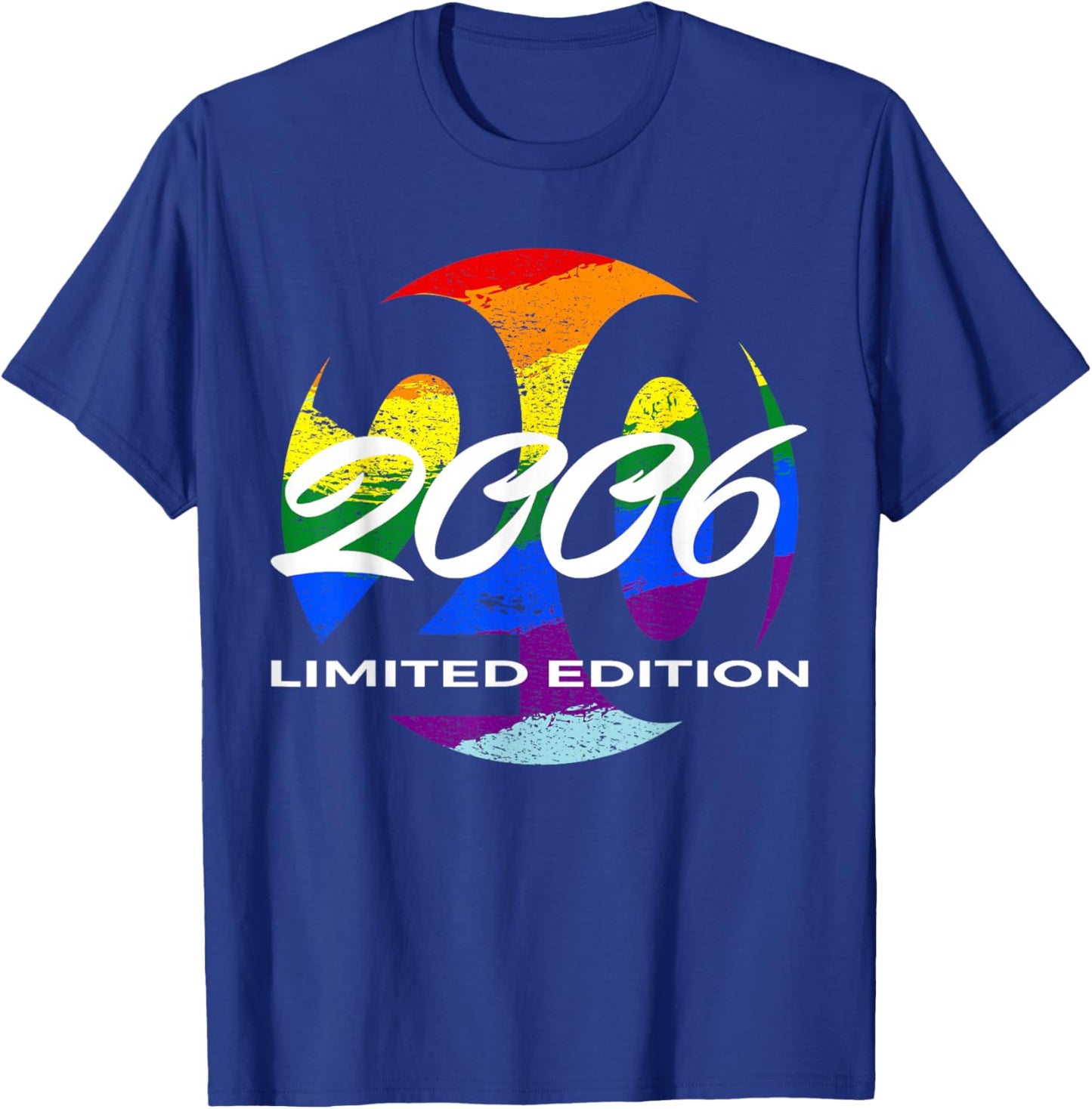 20th Birthday Man Woman 20 Years 2006 Funny Gift T-Shirt - T-Shirt | Royal