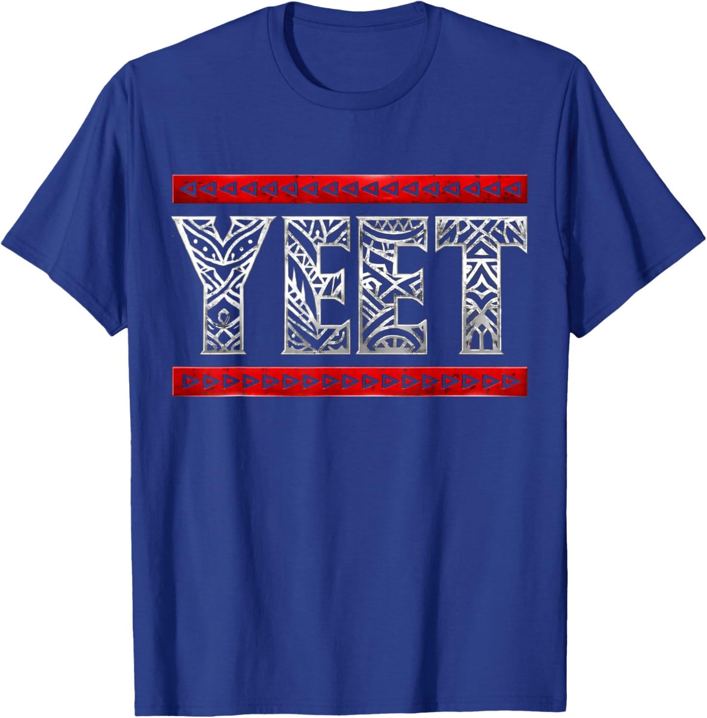 Yeet Tribal Art Funny Saying Meme Slang Men Boys Kids Women T-Shirt - T-Shirt | Royal