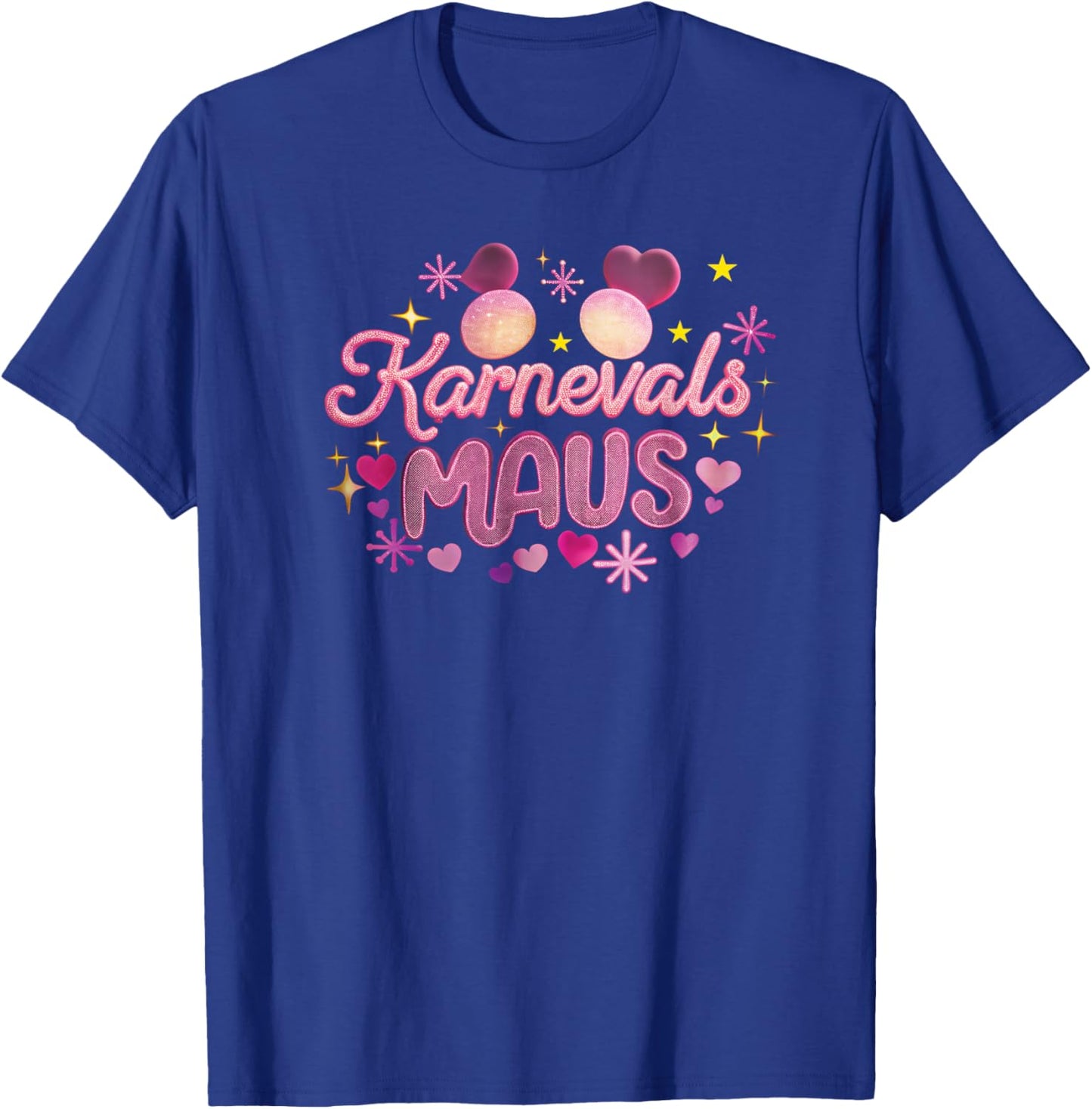 Karnevalsmaus Faschingskostüm Karneval Mädchen Konfetti T-Shirt - T-Shirt | Royal