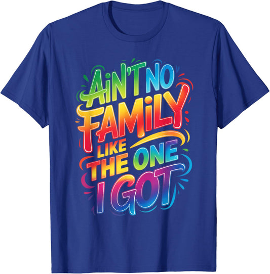 Ain't No Family Like The One I Got Matching Family Reunion T-Shirt - T-Shirt | Royal