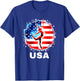 Gymnastics United States Team Apparel American Gymnastics T-Shirt - T-Shirt | Royal
