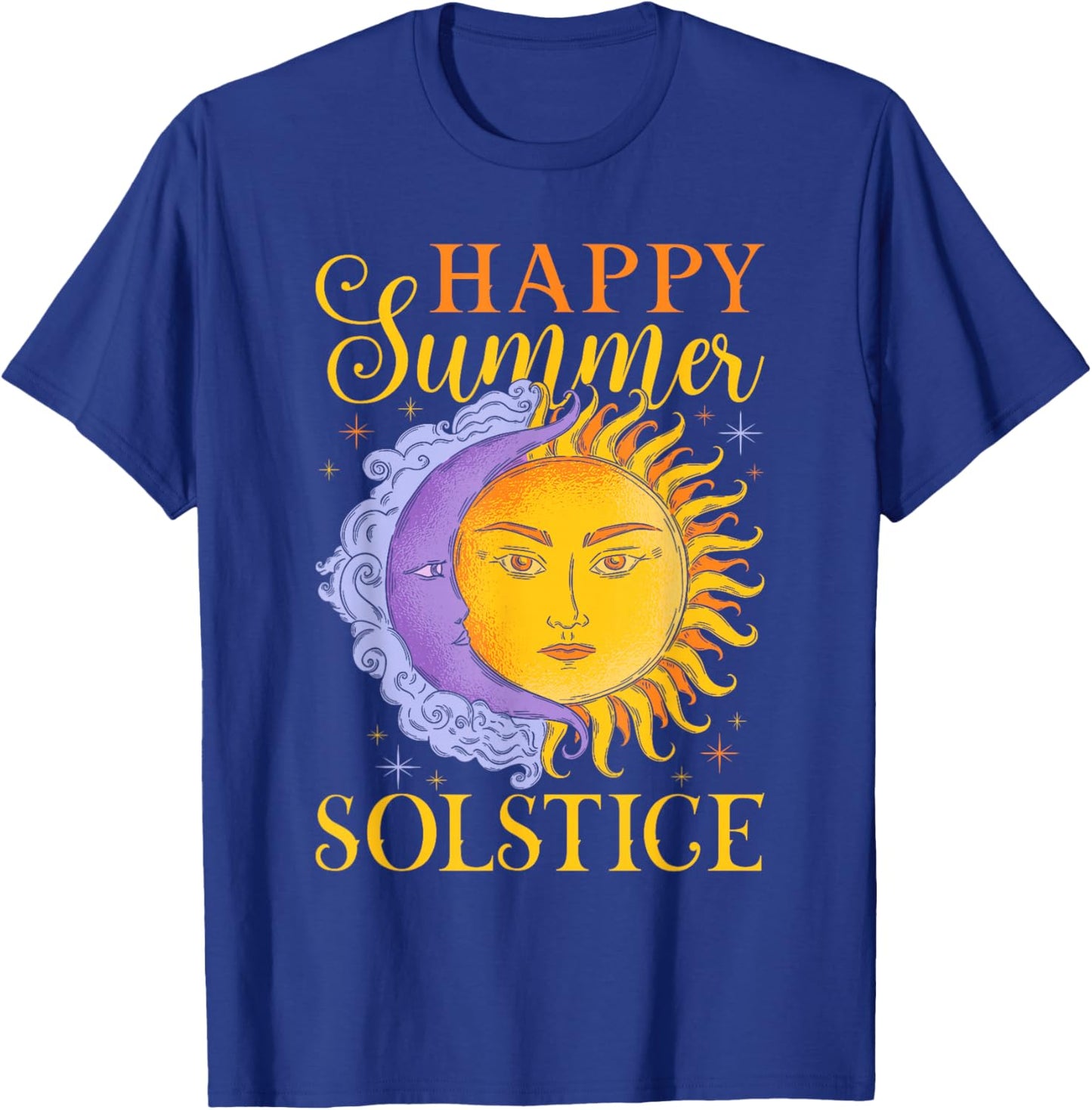 Happy Summer Solstice Festival T-Shirt - T-Shirt | Royal