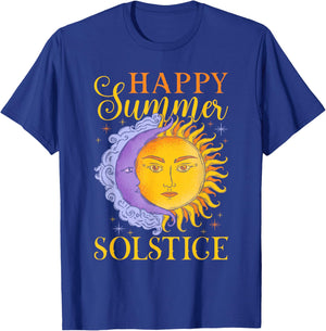 Happy Summer Solstice Festival T-Shirt - T-Shirt | Royal