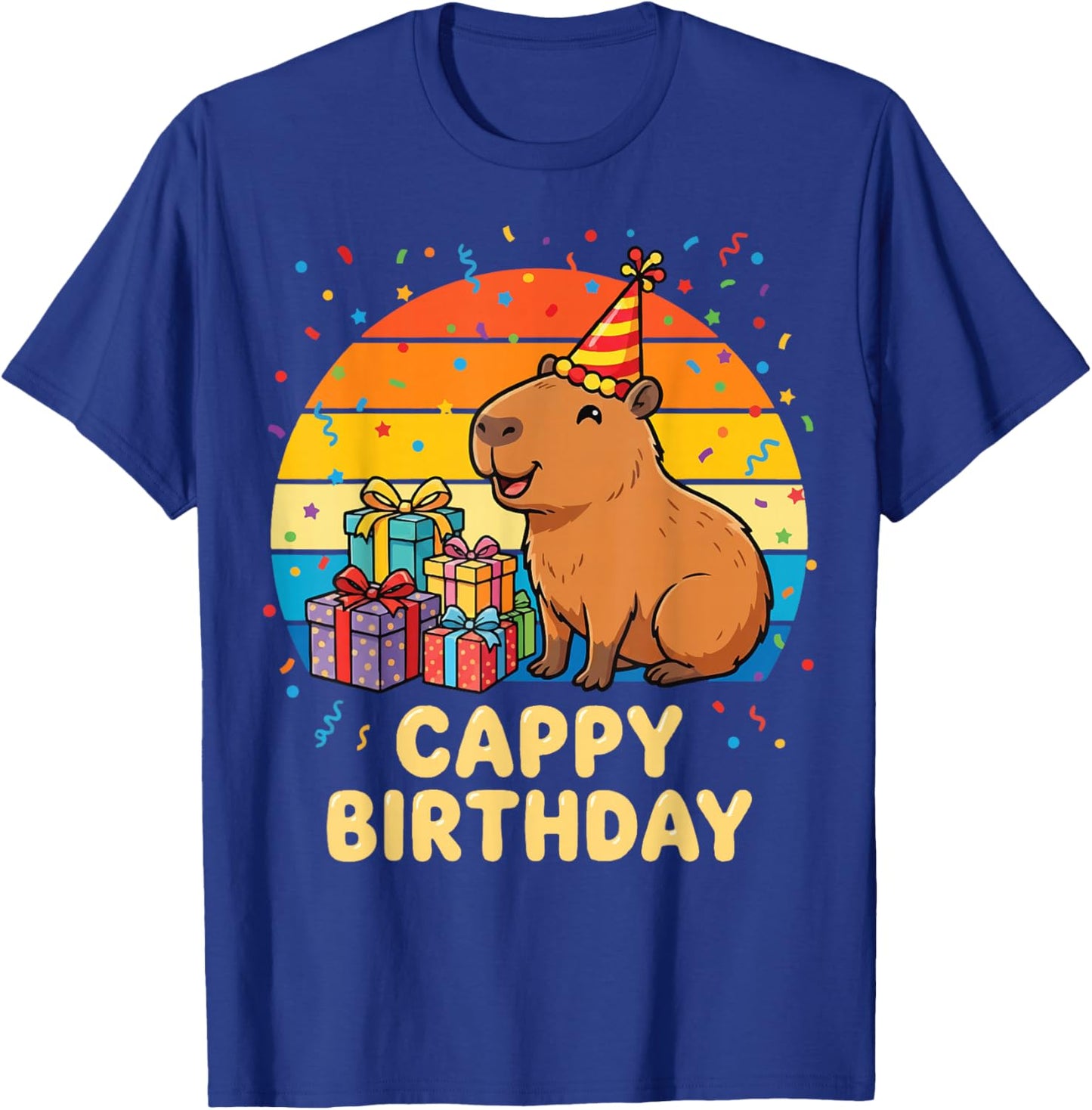 Cappy Birthday T-Shirt - T-Shirt | Royal