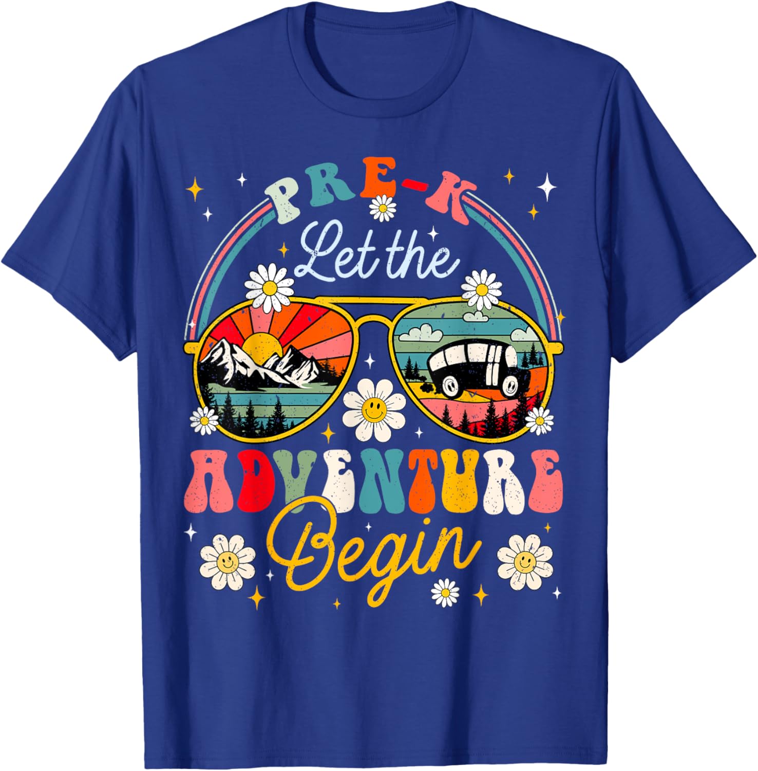 First Day Of Pre K Let The Adventure Begin Pre K Teacher Women T-Shirt - T-Shirt | Royal