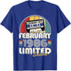 Vintage Anniversaire 40 Ans Née en Février 1986 Homme Femme T-Shirt - T-Shirt | Royal