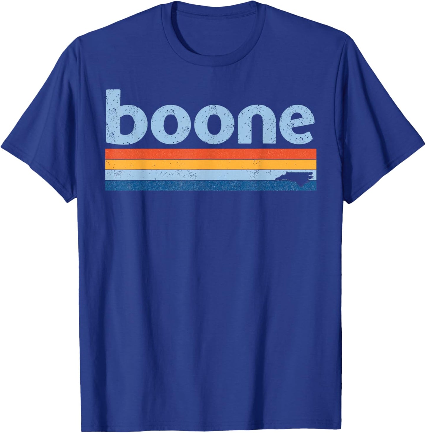 Vintage 80s Style Boone NC T-Shirt - T-Shirt | Royal