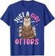 Just A Girl Who Loves Otters Toddler Sea Otter Animal Lover T-Shirt - T-Shirt | Royal
