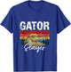 Alligator Hunter's Gator Slayer Swamp Puppy Hunter T-Shirt - T-Shirt | Royal