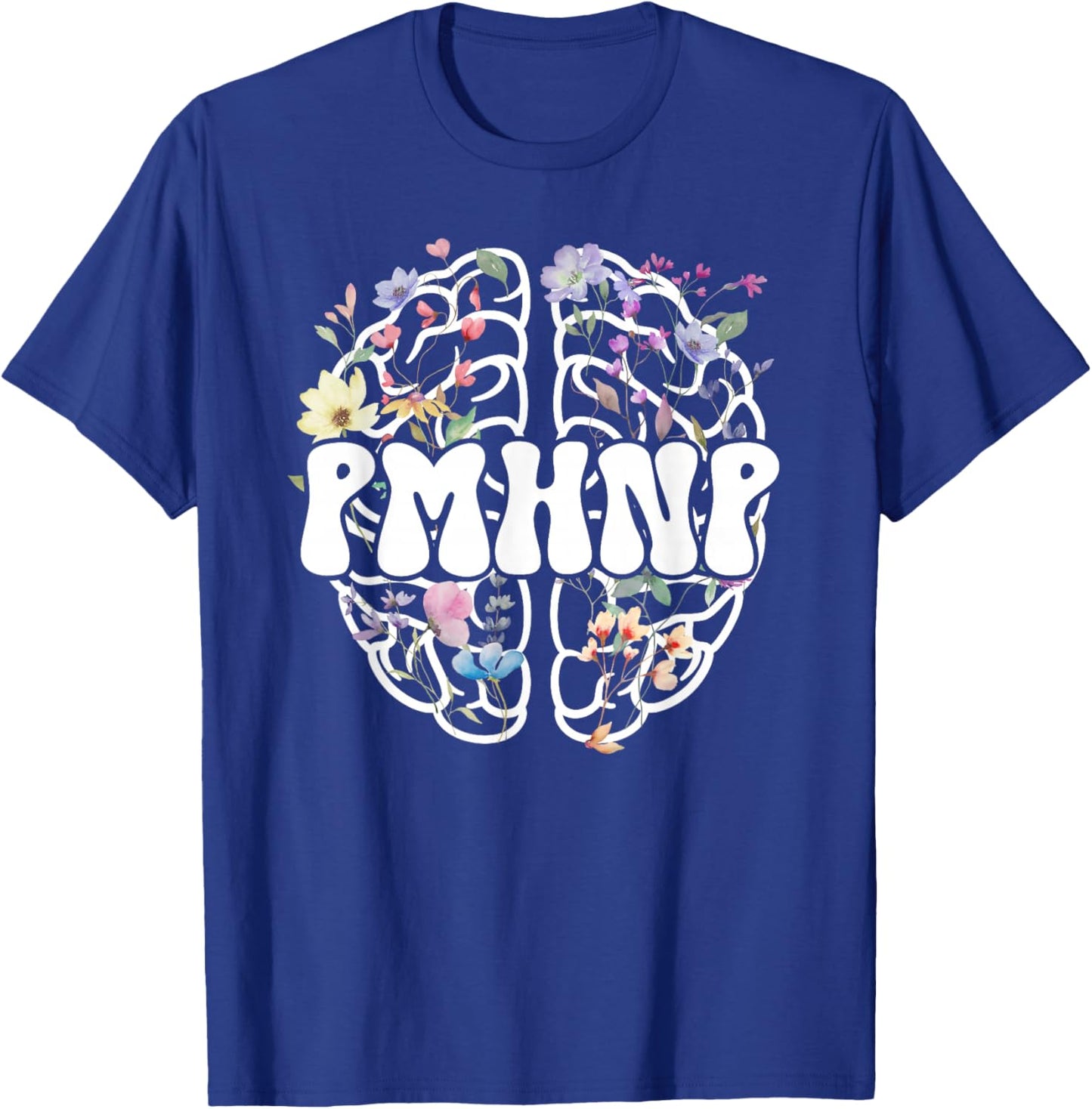 Groovy PMHNP Psychiatric Mental Health Nurse Practitioner T-Shirt - T-Shirt | Royal