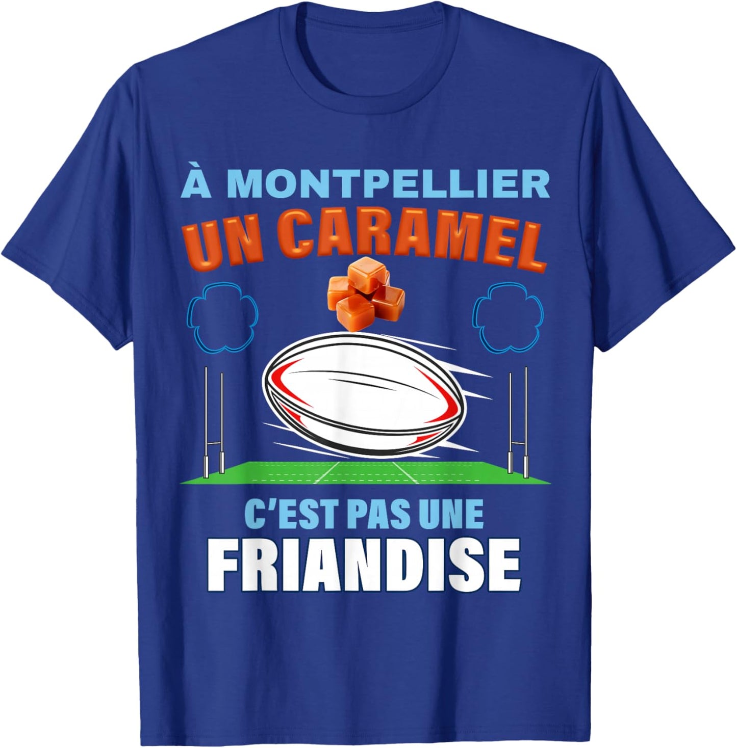 Montpellier Caramel Rugby Humour MHR Men Women Child T-Shirt - T-Shirt | Royal