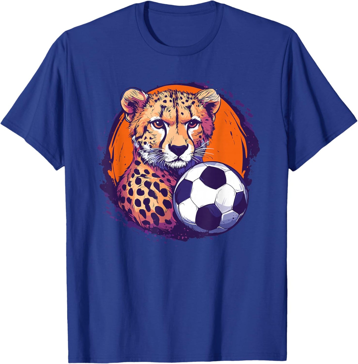 Cheetah Soccer Spirit T-Shirt - T-Shirt | Royal