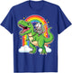 Opossum Riding T-Rex T-Shirt - T-Shirt | Royal