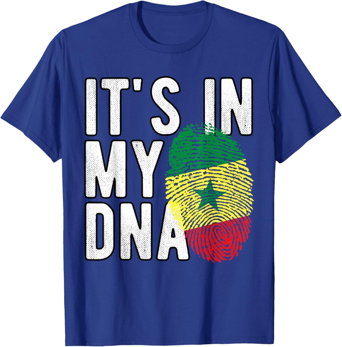It's in My DNA Senegalese National Flag Senegal Heritage T-Shirt - T-Shirt | Royal