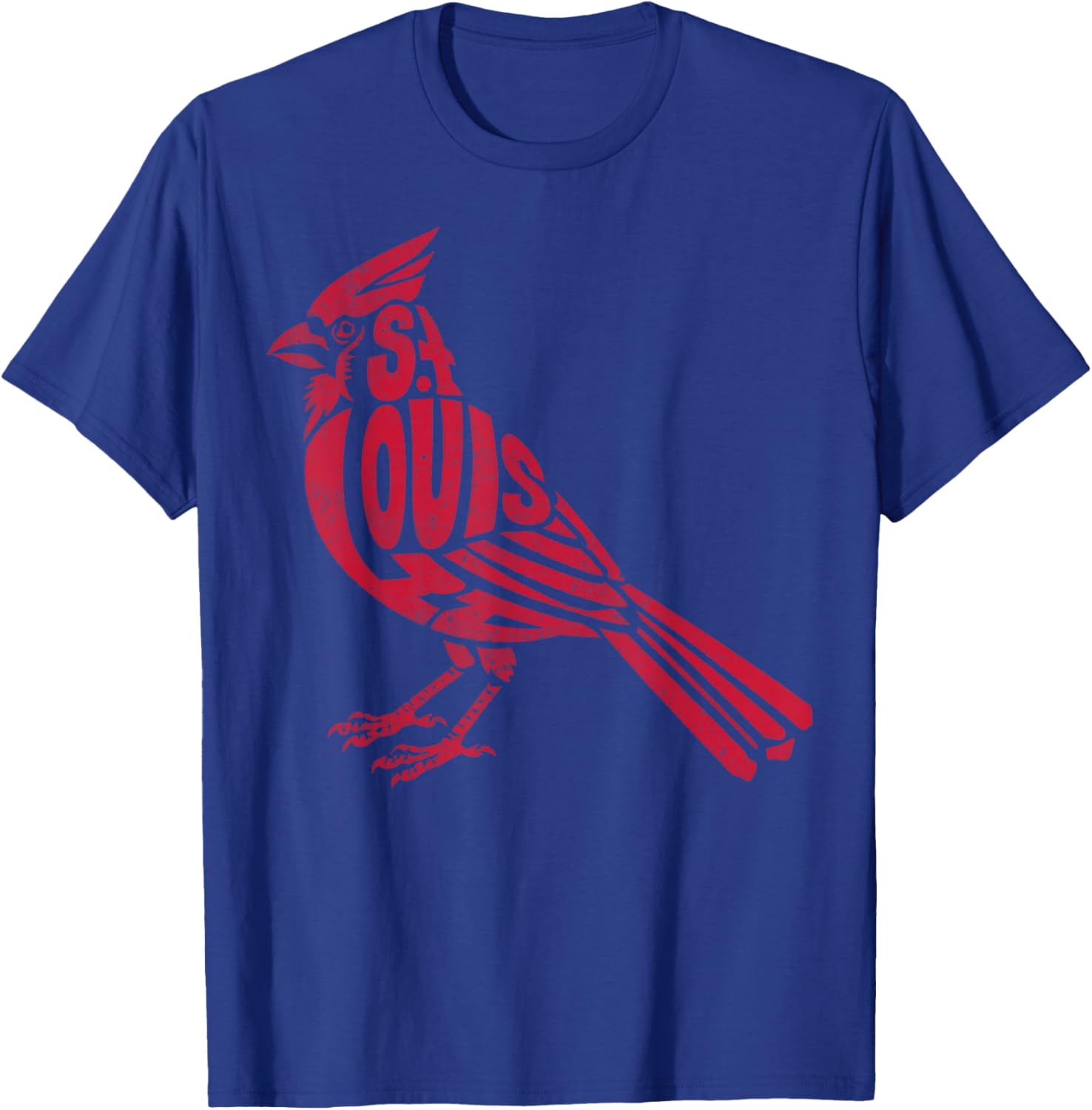 Cardinal Retro Vintage T-Shirt - T-Shirt | Royal