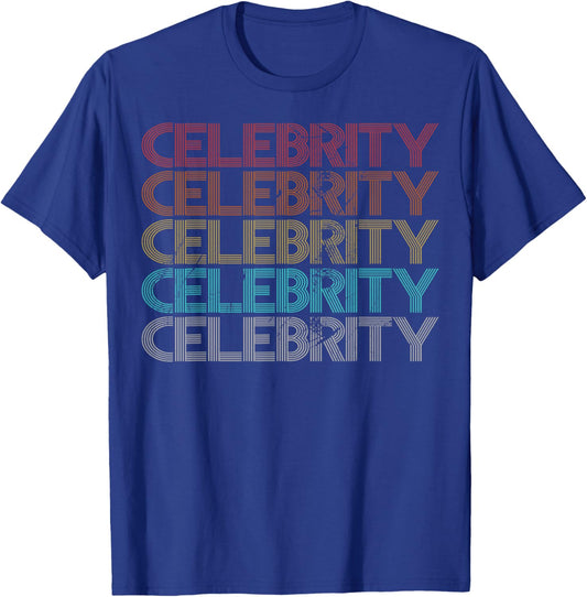 Retro Vintage Celebrity T-Shirt - T-Shirt | Royal