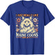 Maine Coon Gifts Maine Coon Lover -Adults Kids Cat Lovers Black Small Modern Classic Round Collar Short Sleeve Classic Fit Lightweight T-Shirt - T-Shirt | Royal