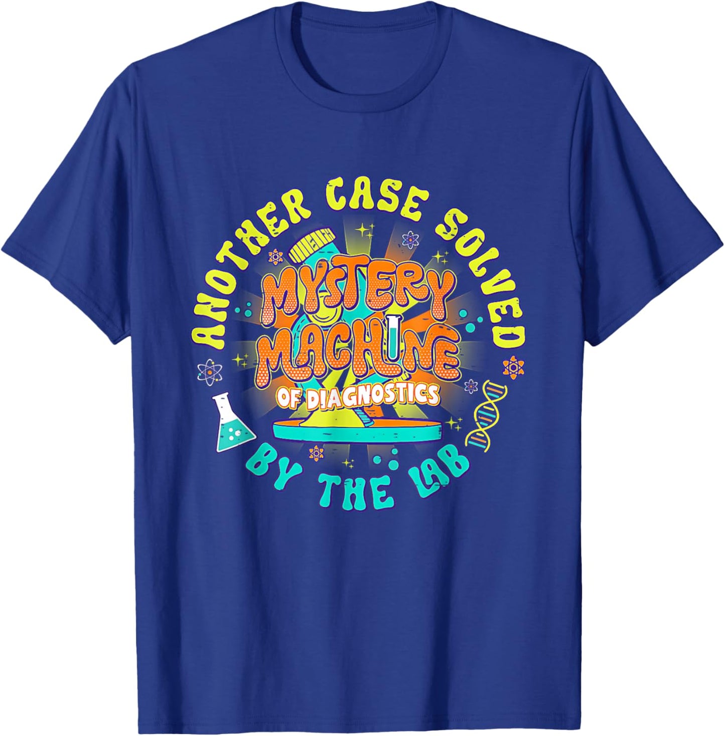 Another Case Solved By The Lab Week 2025 Mystery Machine T-Shirt - T-Shirt | Royal