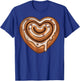 Cinnamon Roll Heart T-Shirt - T-Shirt | Royal
