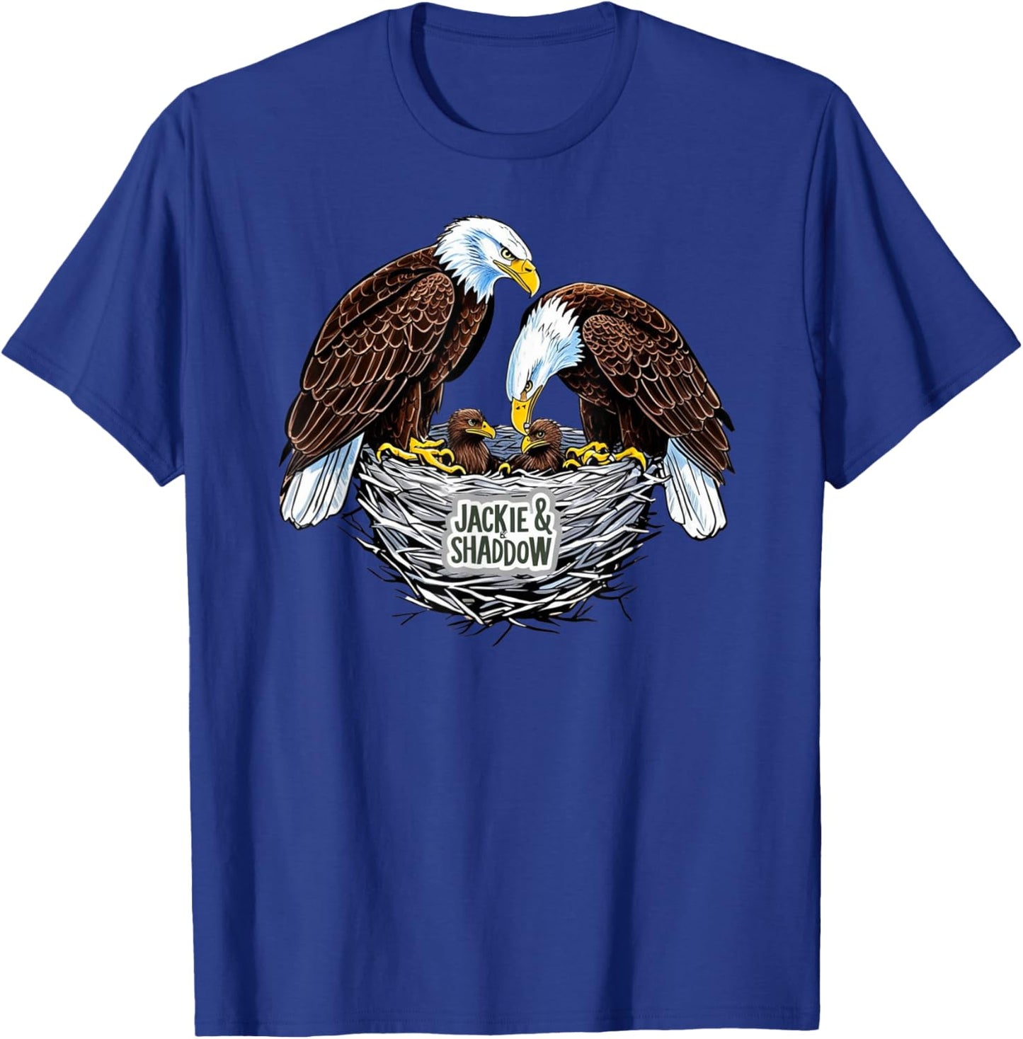 Jackie and Shaddow is Big Bear Eagle is California Eagles T-Shirt - T-Shirt | Royal