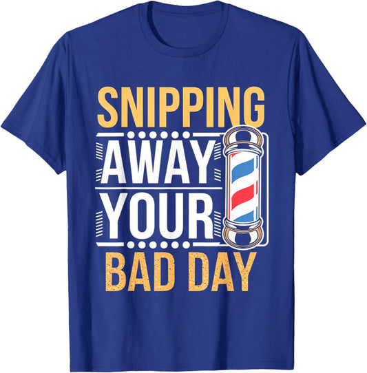 Funny Barber Hairdresser Hairstylist Quote T-Shirt - T-Shirt | Royal