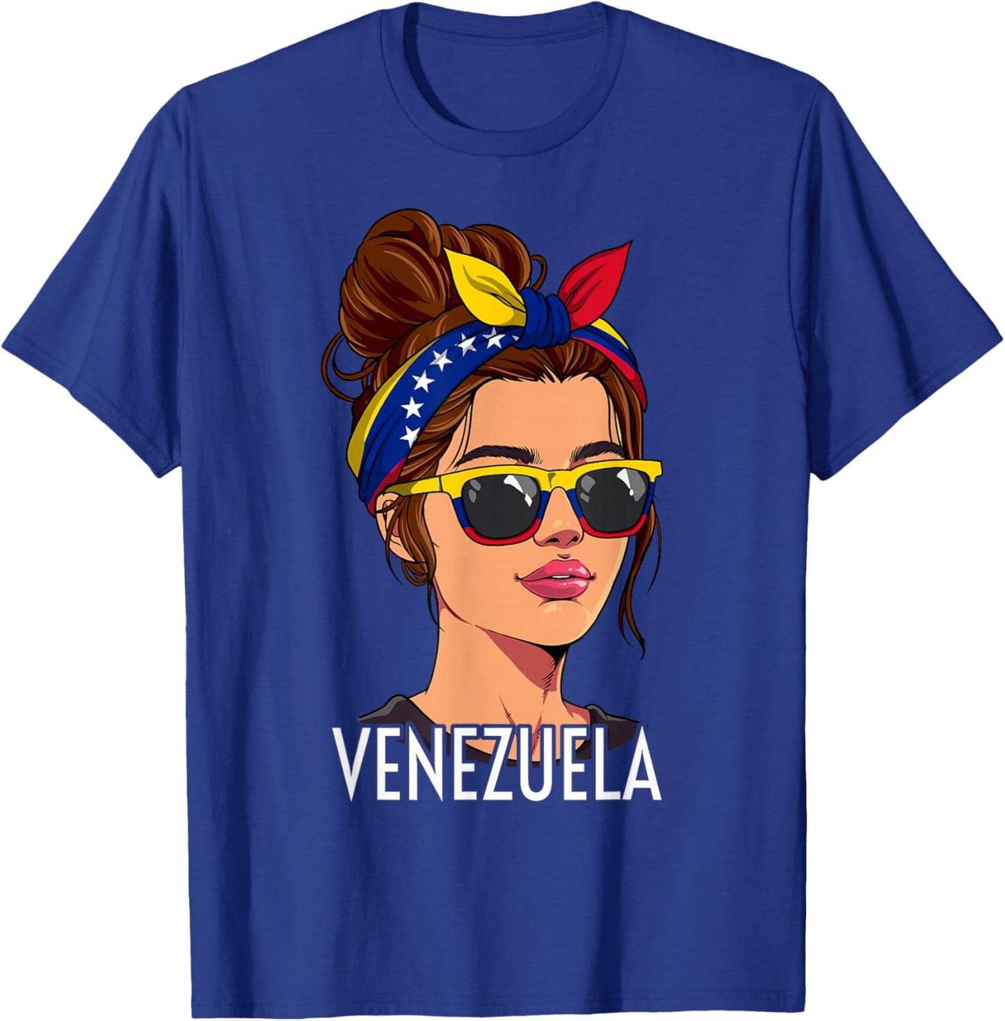 Venezuela Woman Venezuelan T-Shirt - T-Shirt | Royal