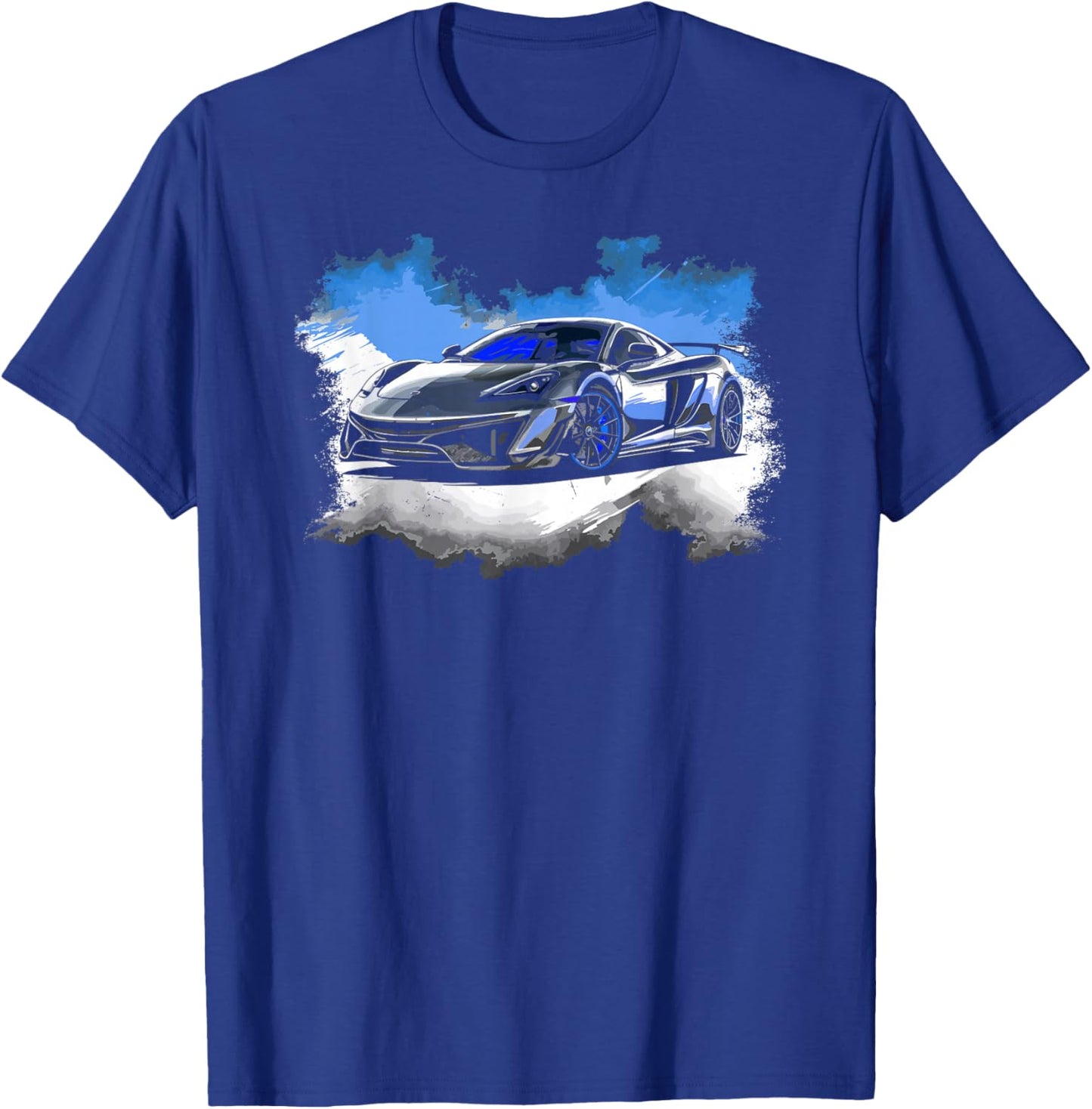 Supercar Sports Car T-Shirt - T-Shirt | Royal