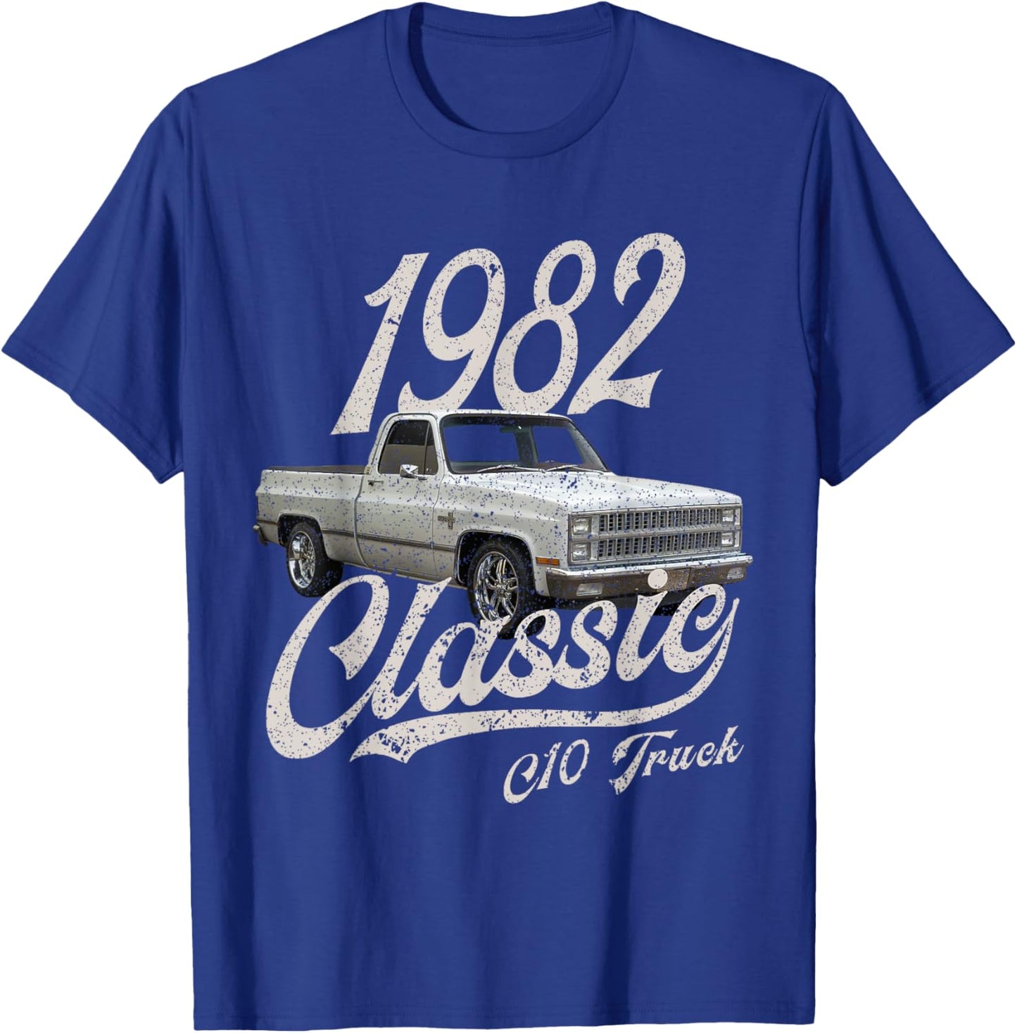 1982 82 C10 Truck T-Shirt - T-Shirt | Royal