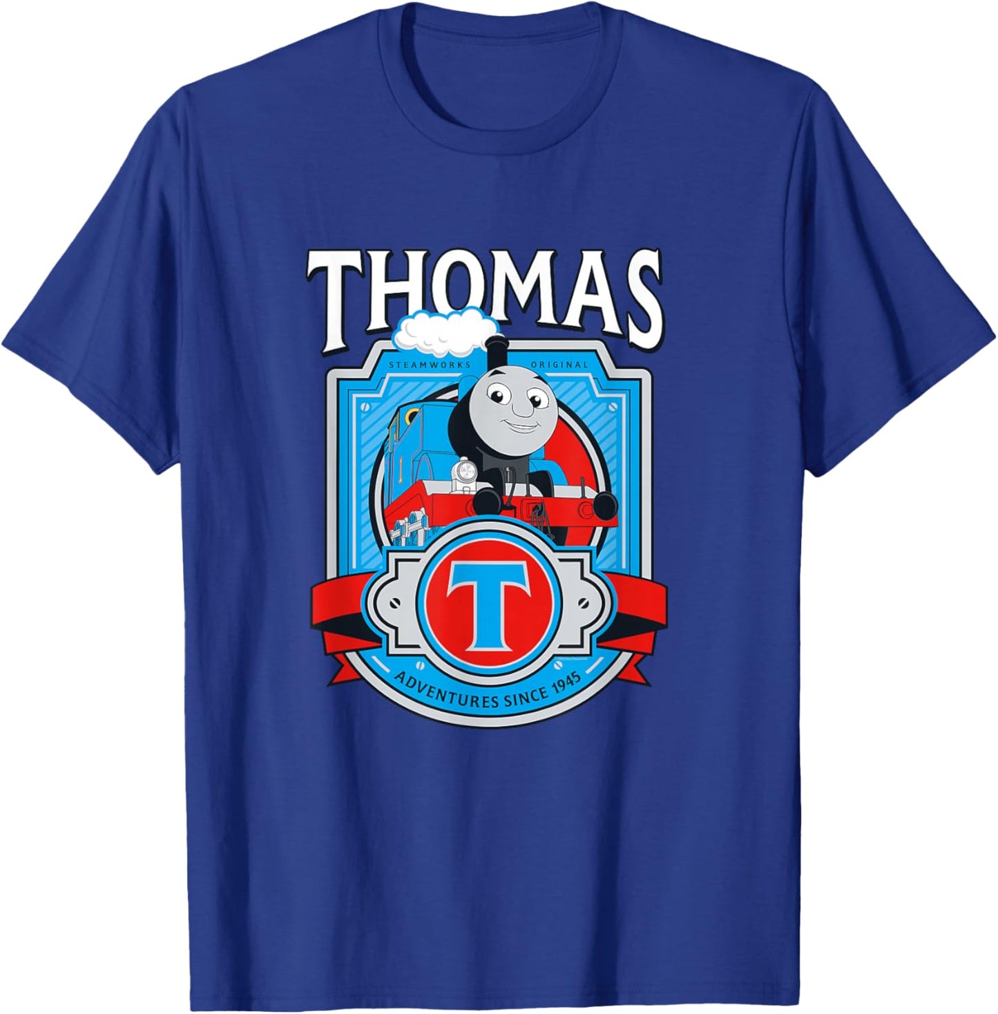 Thomas & Friends - Thomas Adventures Since 1945 T-Shirt - T-Shirt | Royal