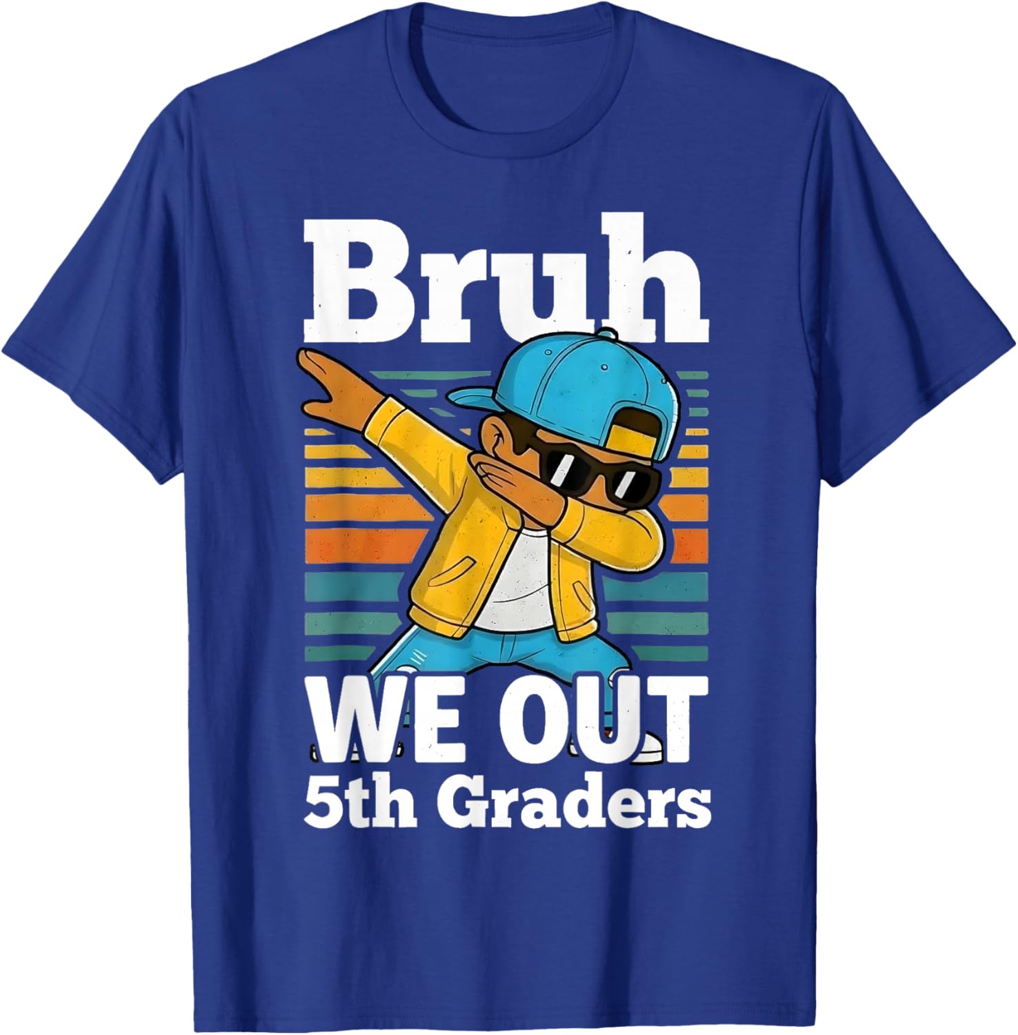 Bruh We Out 5th Graders Graduation Fifth Grade 5th Grade T-Shirt - T-Shirt | Royal
