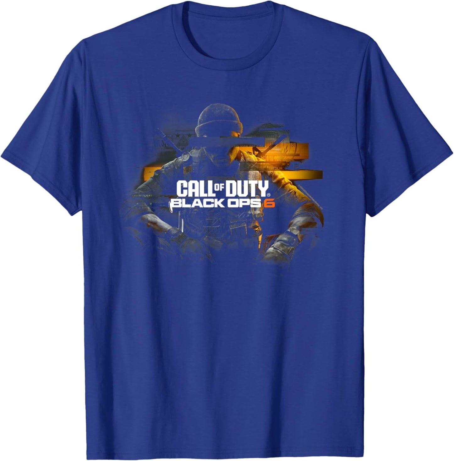 Call of Duty Black Ops 6 Troy Marshall T-Shirt - T-Shirt | Royal