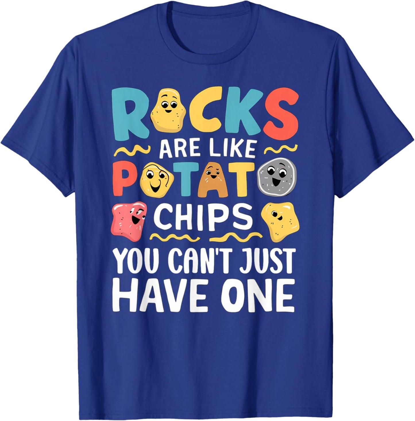 Geology Ores Minerals Gems and Crystals Rock Collecting T-Shirt - T-Shirt | Royal