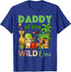 Daddy Of The Wild One Birthday 1st Safari Jungle Family T-Shirt - T-Shirt | Royal