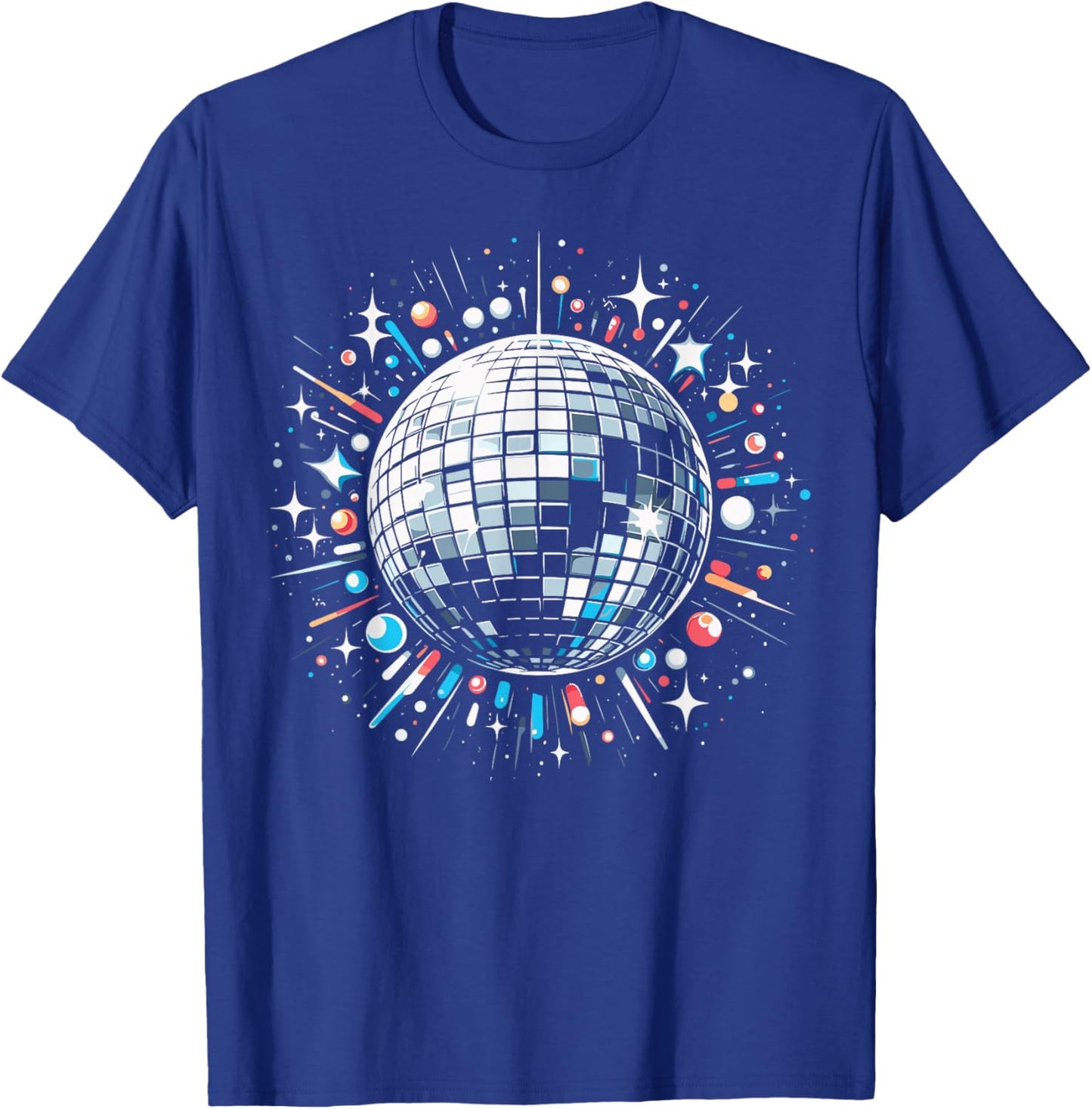 Disco Ball Celebration Design - Party Vibes T-Shirt - T-Shirt | Royal