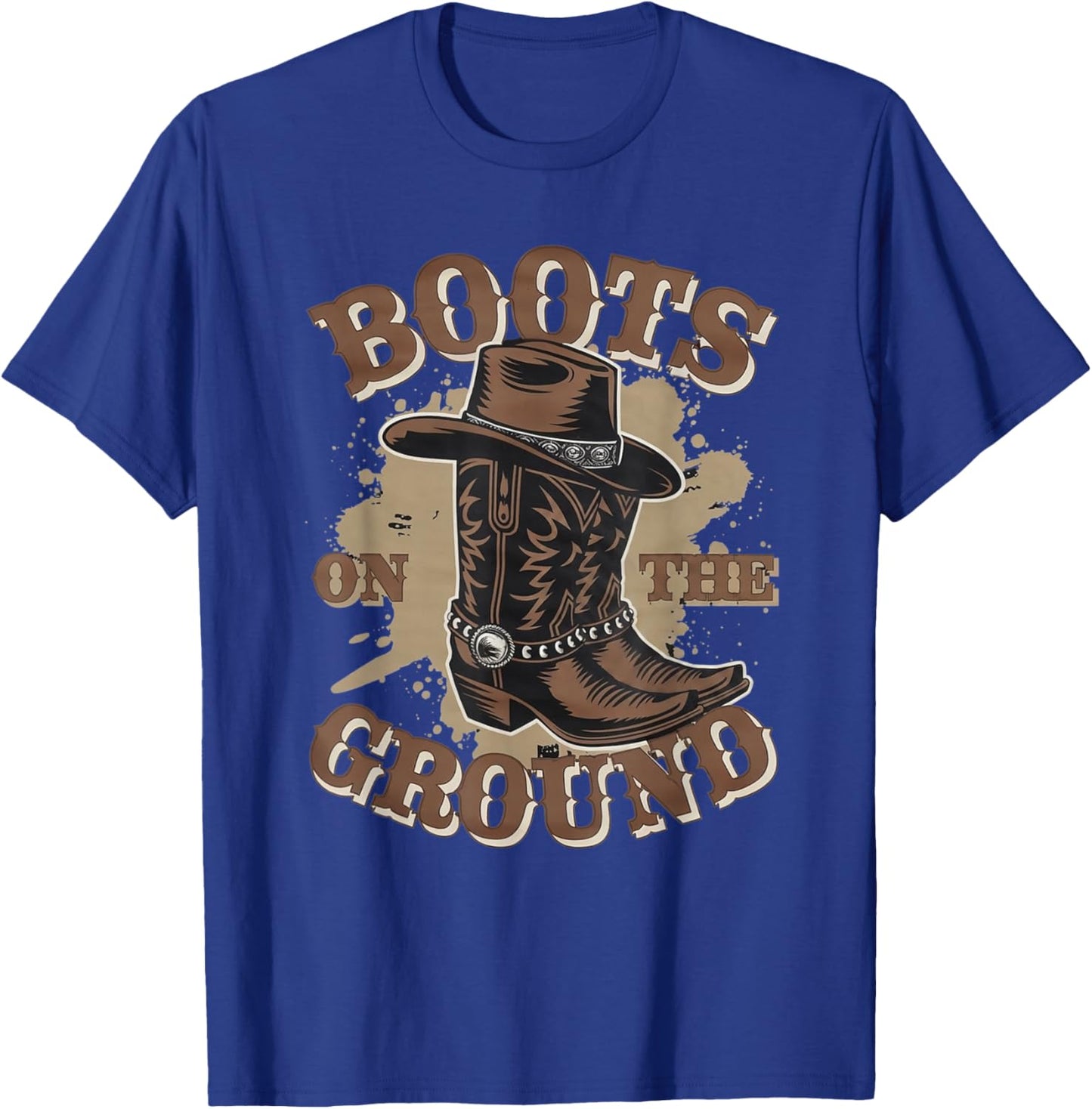 Boots On The Ground Juneteenth Cowgirl Pride Women T-Shirt - T-Shirt | Royal
