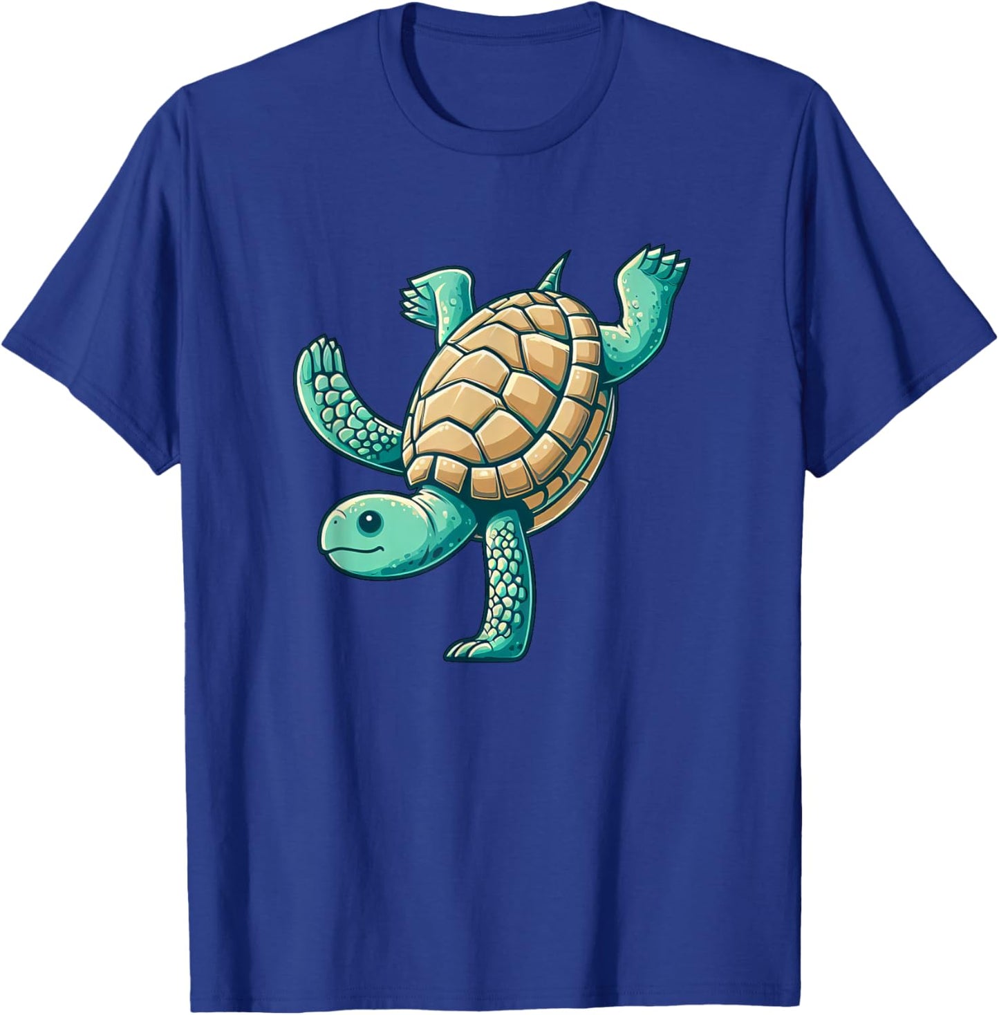 Turtle Handstand Flip Gymnastics T-Shirt - T-Shirt | Royal