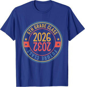 6th Grade Class of 2026 Future Class of 2032 Graduation T-Shirt - T-Shirt | Royal