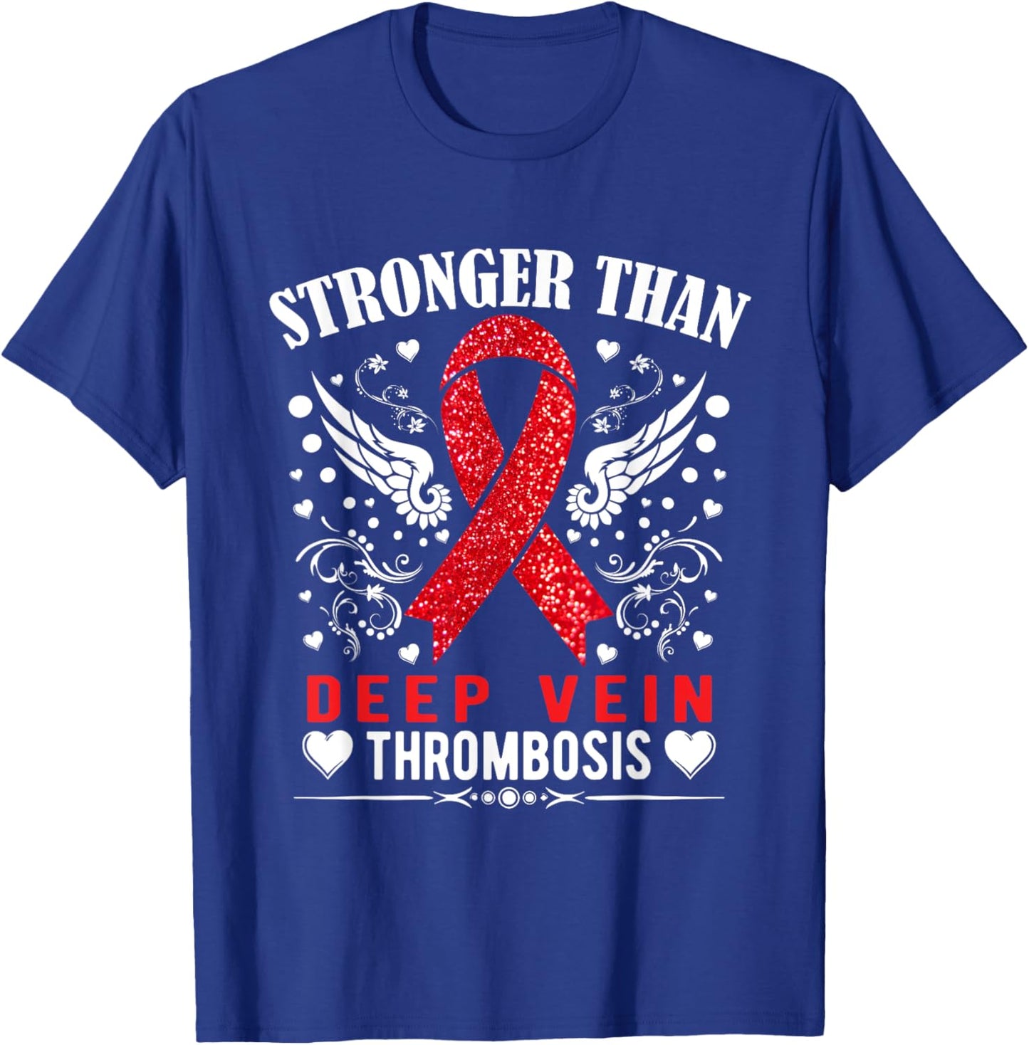 Deep Vein Thrombosis Awareness DVT T-Shirt - T-Shirt | Royal