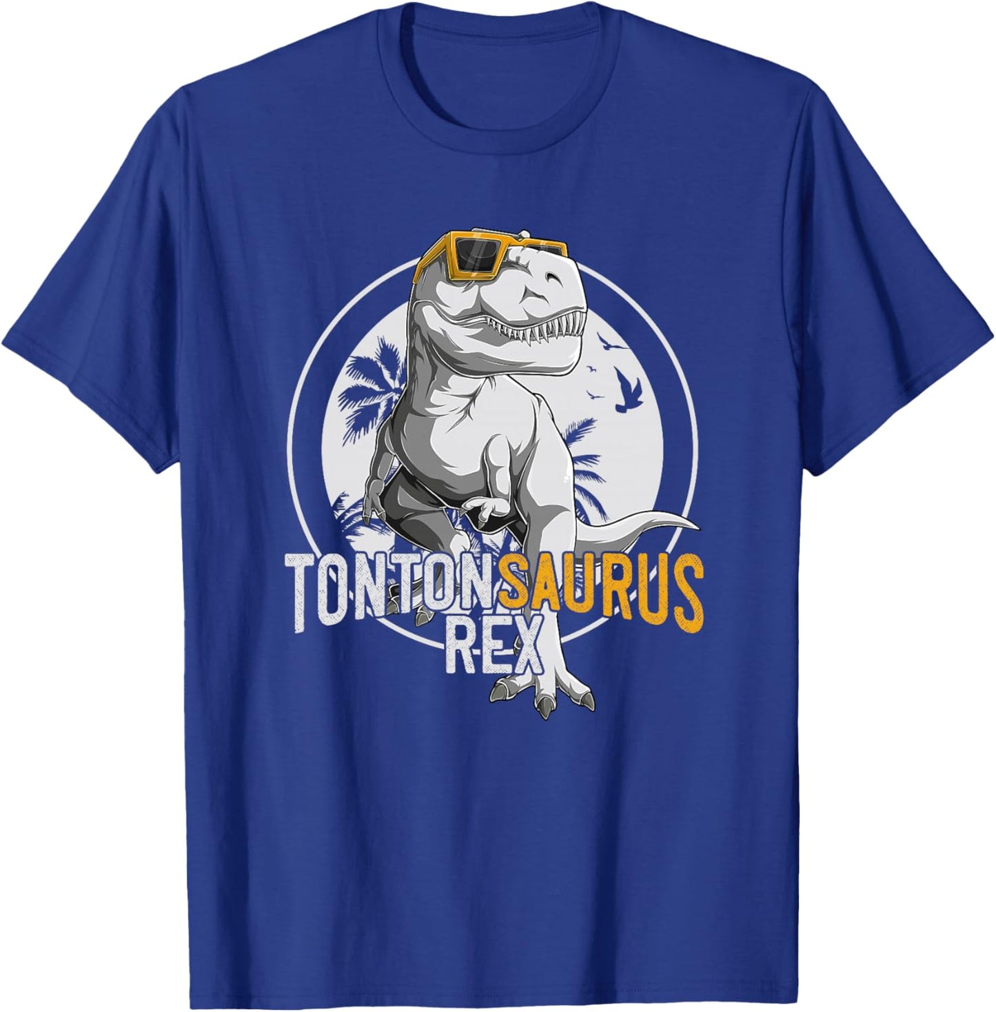 Tontonsaurus Rex Tonton Dinosaure Cadeau Oncle Haut de Gamme T-Shirt - T-Shirt | Royal