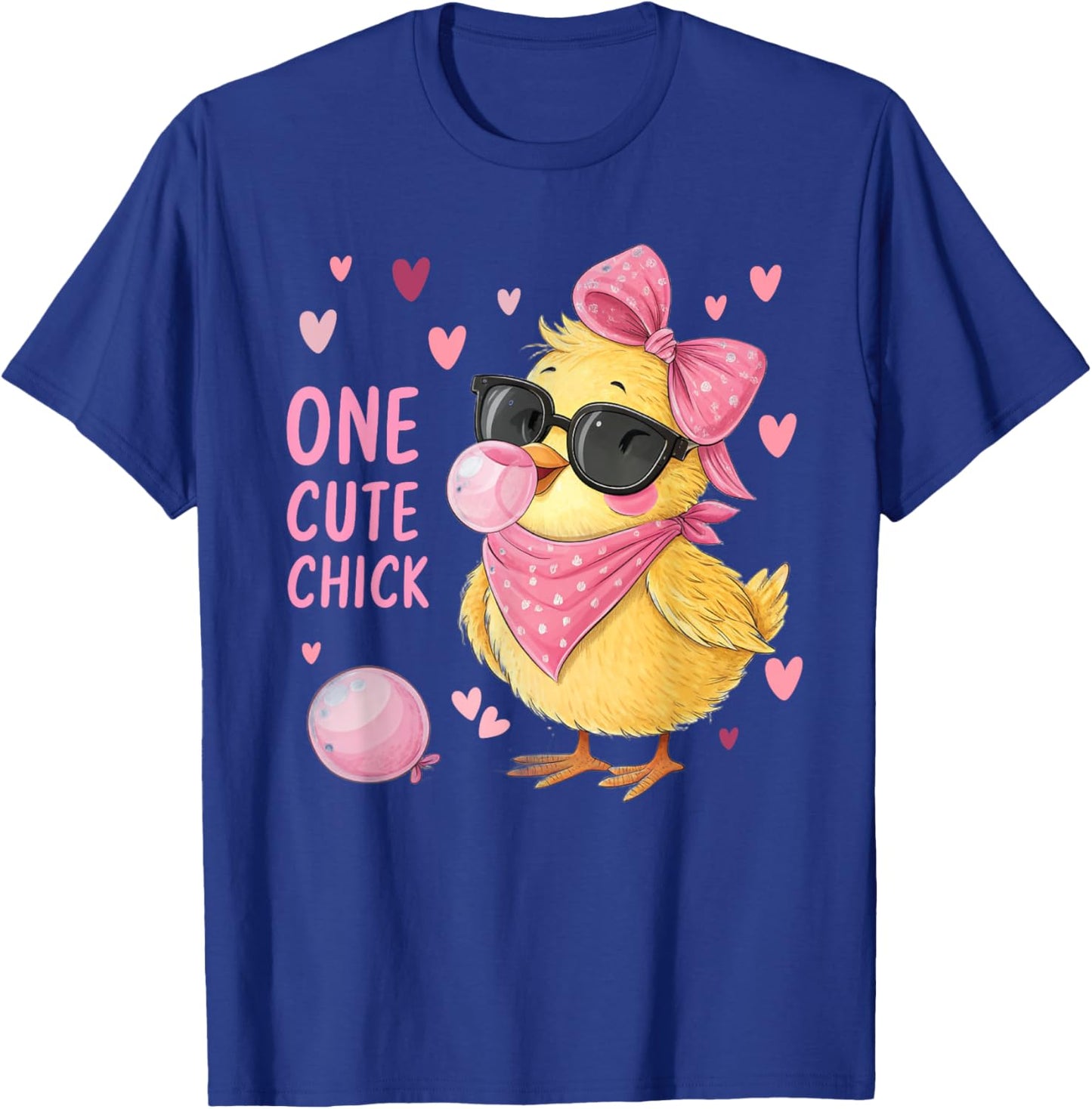 One Cute Chick - Funny Easter Chick for Kids T-Shirt - T-Shirt | Royal