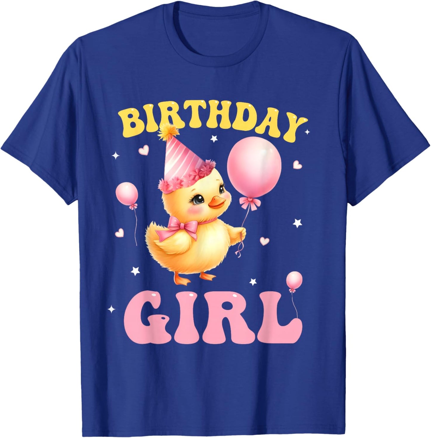 Kids Birthday Girl Rubber Duck Family Matching Duck Lover T-Shirt - T-Shirt | Royal