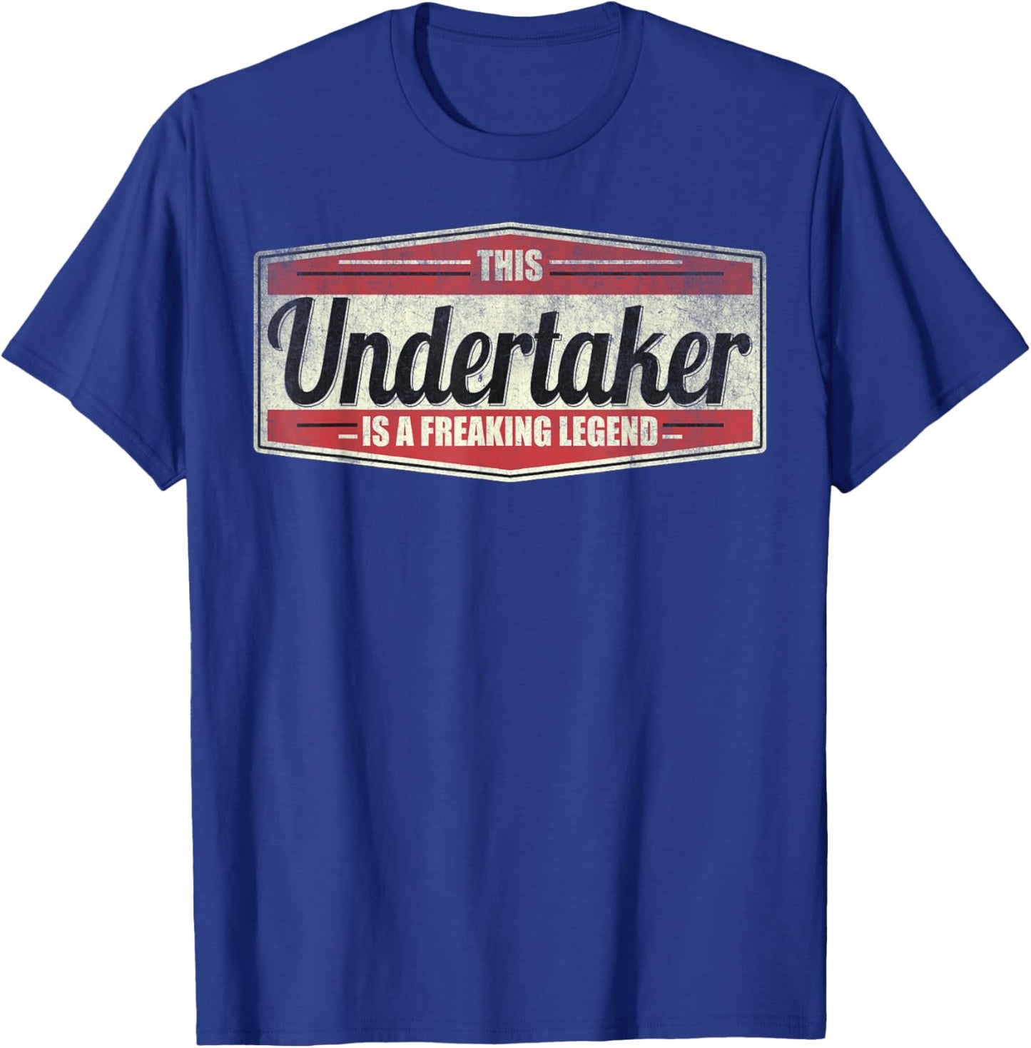 Funny Saying Vintage Undertaker T-Shirt - T-Shirt | Royal