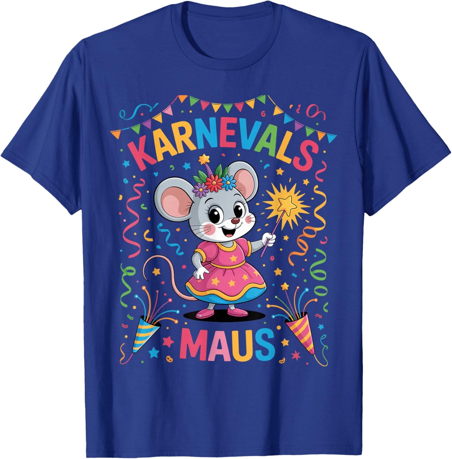 Carnival Mouse Women's Costume Replacement Cologne Carnival T-Shirt - T-Shirt | Royal