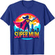 Mutter Super Mom Damen Herzen Geburtstagsgeschenke T-Shirt - T-Shirt | Royal