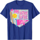 Hey Batter Batter Swing Coquette Game Day Softball Funny T-Shirt - T-Shirt | Royal