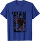 Call Of Duty Black Ops Soldier Silhouette Distressed Logo T-Shirt - T-Shirt | Royal